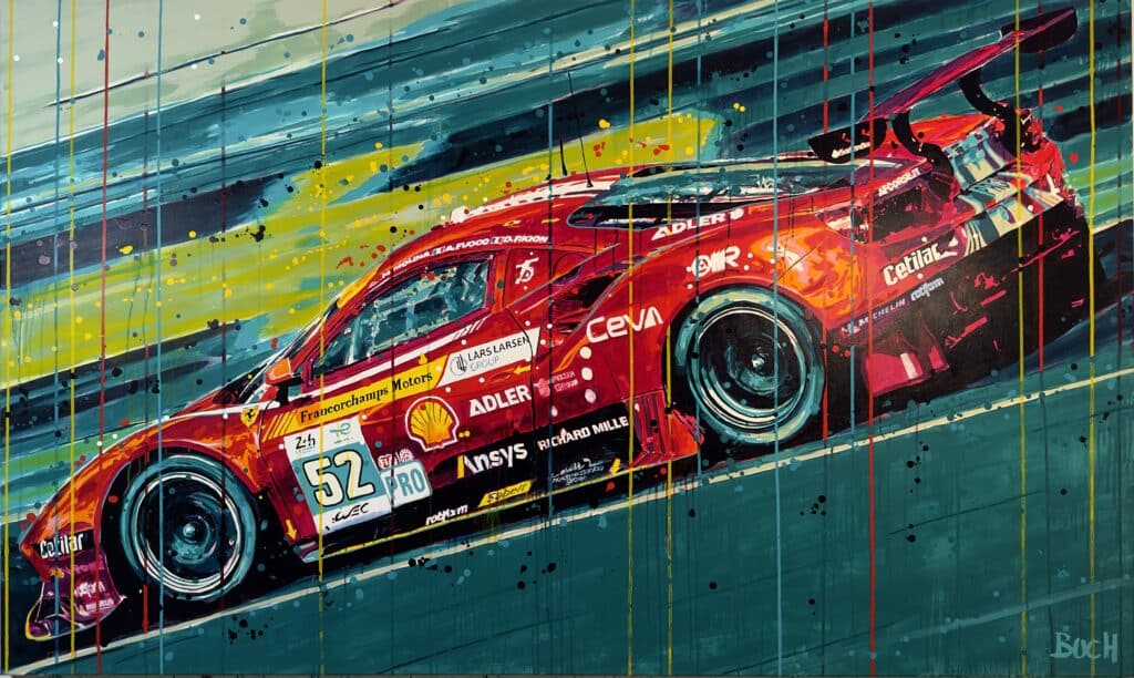 #FerrariPassion #FerrariPainting #formulaauto #FerrariHypercar #Supercars #CoolCarRace #CarCollection #CarCollector #ferrariovnersclub #FerrariDanmark #ferrari488GTE #prancinghorse #larslarsengroup #adler #richardmille #wec