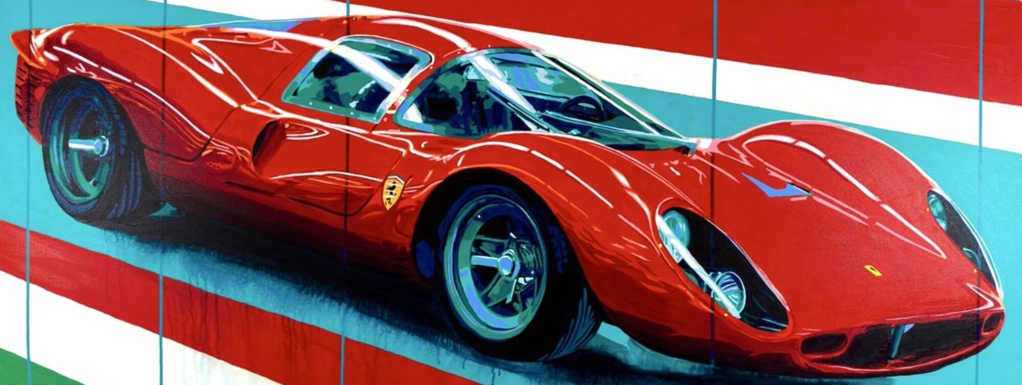 Ferrari 330P4 painting